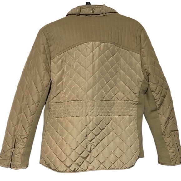 Brigitte Naux Cream Quilted Jacket Size M - Picture 2 of 6